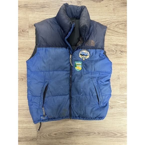 TNF COLLECTOR Men's North Face 700 SUMMIT SERIES GRAIL‎ CRAZY PATCHES DISTRESS M - Picture 1 of 7